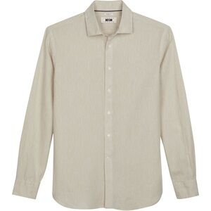 Joseph Abboud Men’s XXL 100% Linen Button Down Long Sleeve Shirt